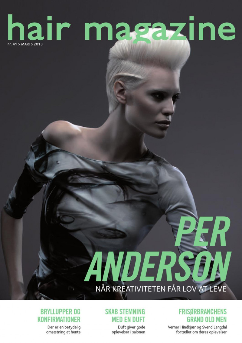  featured on the Hair Magazine cover from March 2013