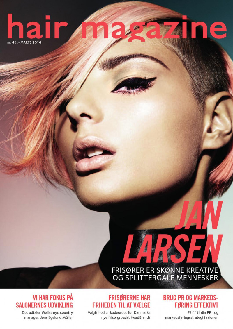  featured on the Hair Magazine cover from March 2014