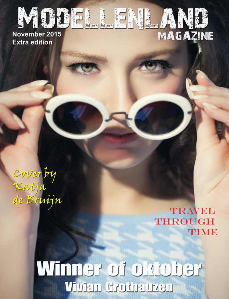 Vivian Grothauzen featured on the ModellenLand Magazine cover from November 2015