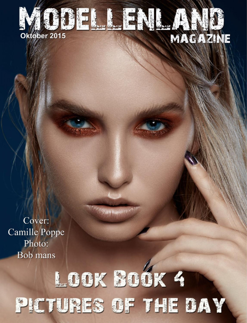 Camille Poppe featured on the ModellenLand Magazine cover from October 2015