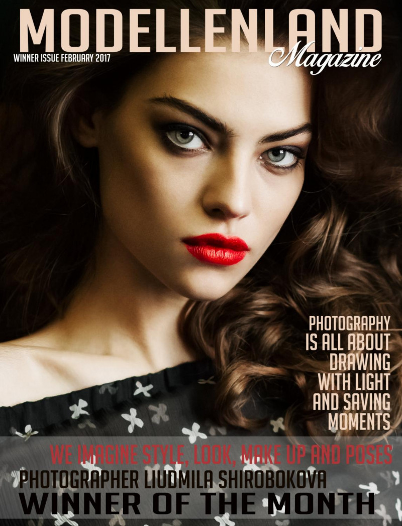  featured on the ModellenLand Magazine cover from February 2017