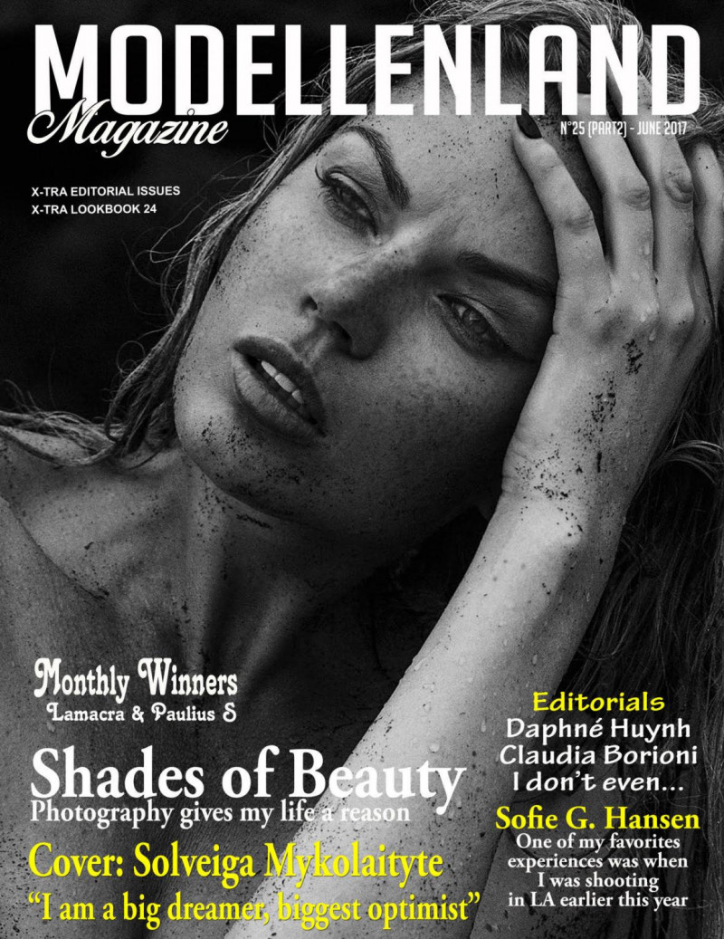 Solveiga Mykolaityte featured on the ModellenLand Magazine cover from June 2017