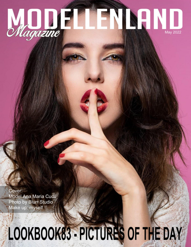 Ana Maria Cucu featured on the ModellenLand Magazine cover from May 2022