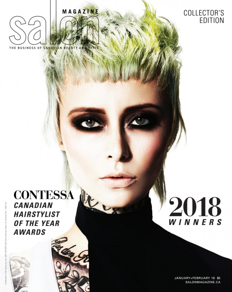  featured on the Salon Magazine cover from January 2018