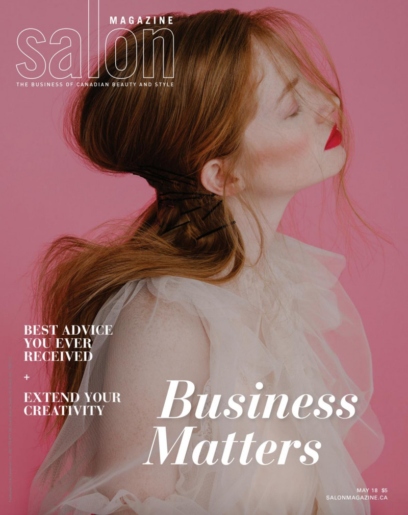  featured on the Salon Magazine cover from May 2018