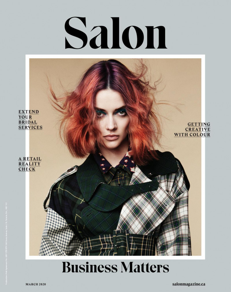  featured on the Salon Magazine cover from March 2020