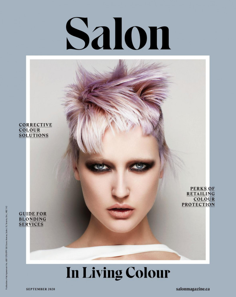  featured on the Salon Magazine cover from September 2020