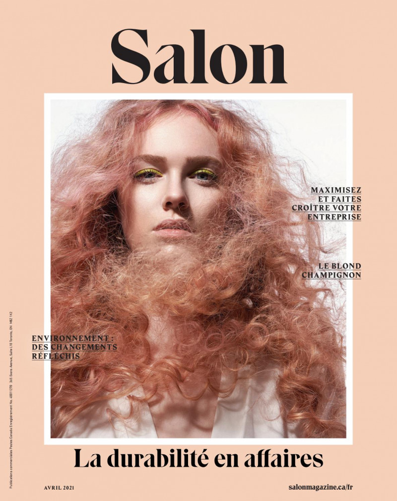  featured on the Salon Magazine cover from April 2021