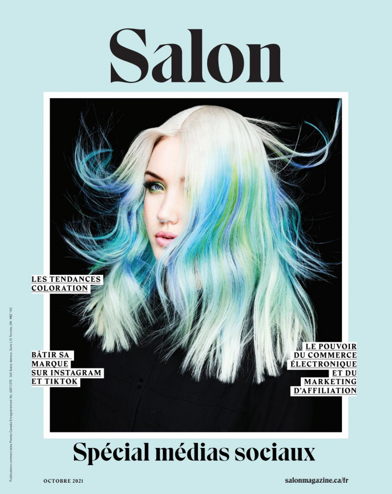  featured on the Salon Magazine cover from October 2021