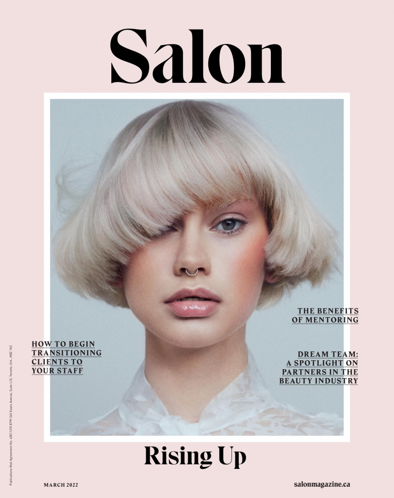  featured on the Salon Magazine cover from March 2022