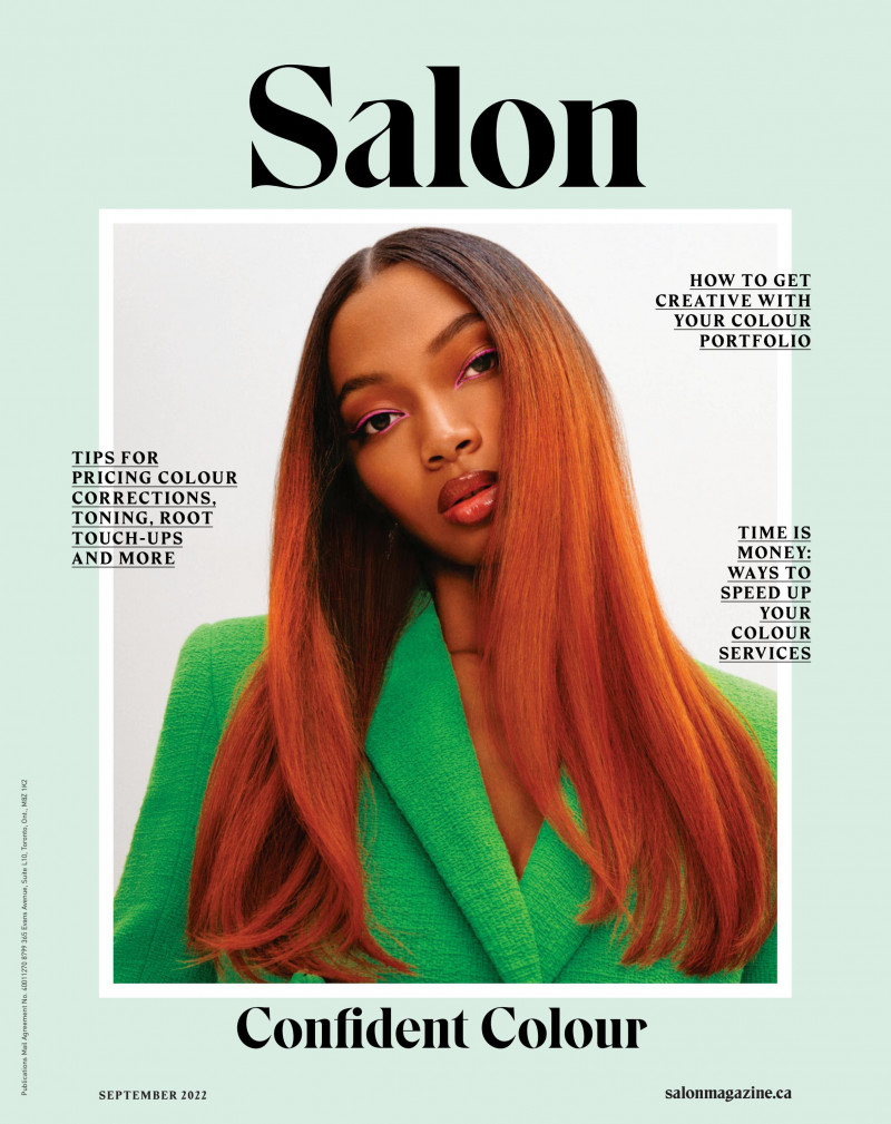  featured on the Salon Magazine cover from September 2022