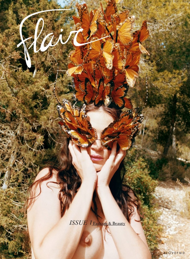 Mariacarla Boscono featured on the flair Italy cover from October 2012