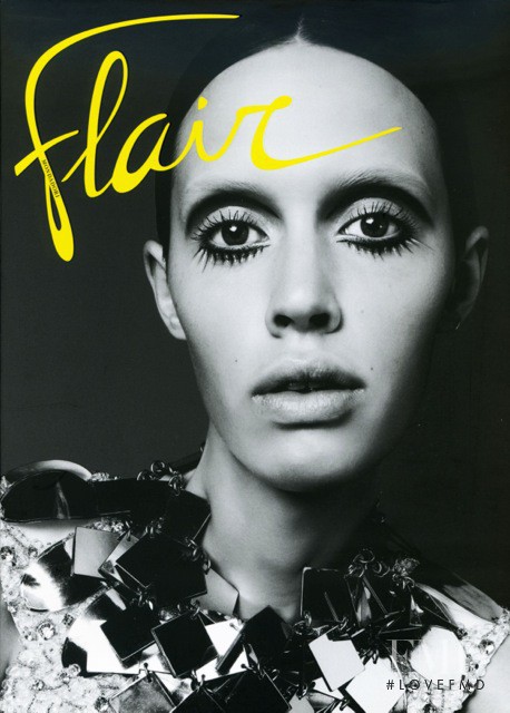 Georgia Hilmer featured on the flair Italy cover from March 2013