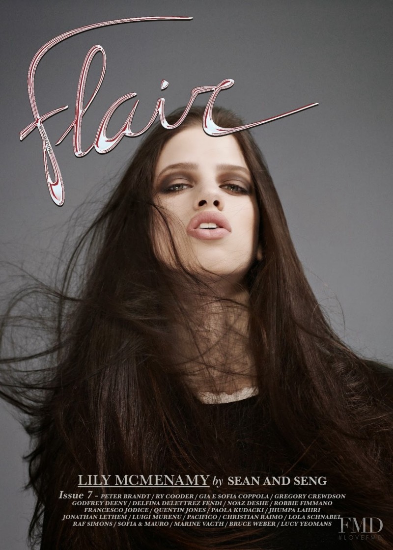 Lily McMenamy featured on the flair Italy cover from November 2013