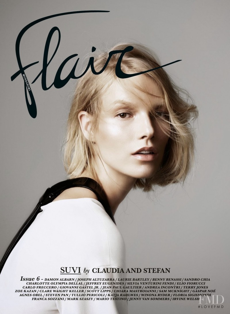 Suvi Koponen featured on the flair Italy cover from September 2013