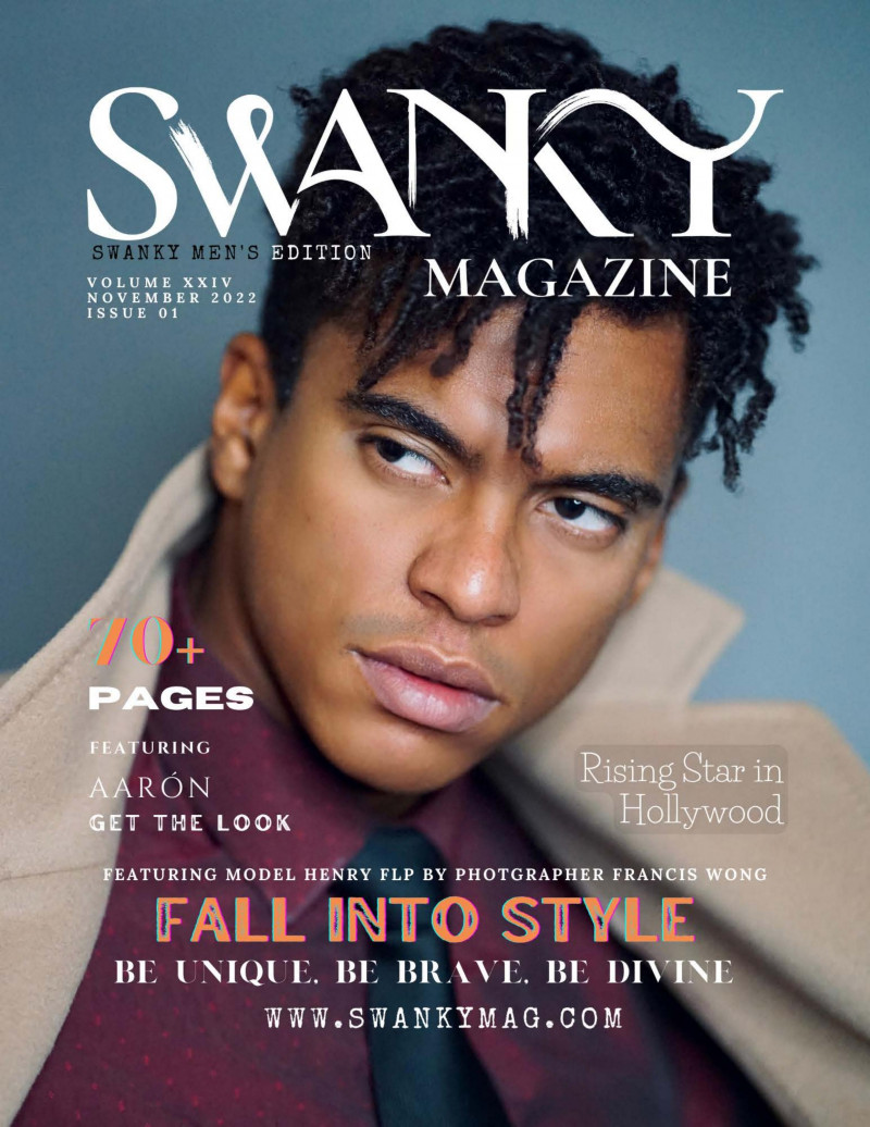 Henry O\'Silva featured on the Swanky Men\'s Magazine cover from November 2022