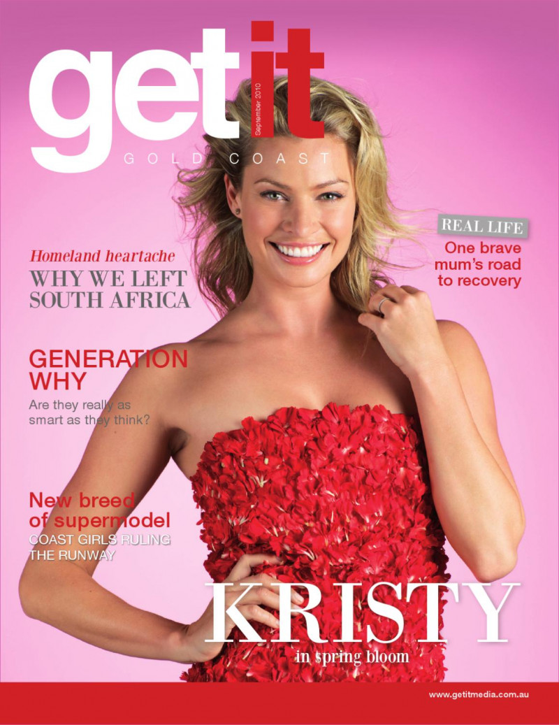 Kristy Hinze featured on the Get it cover from September 2010