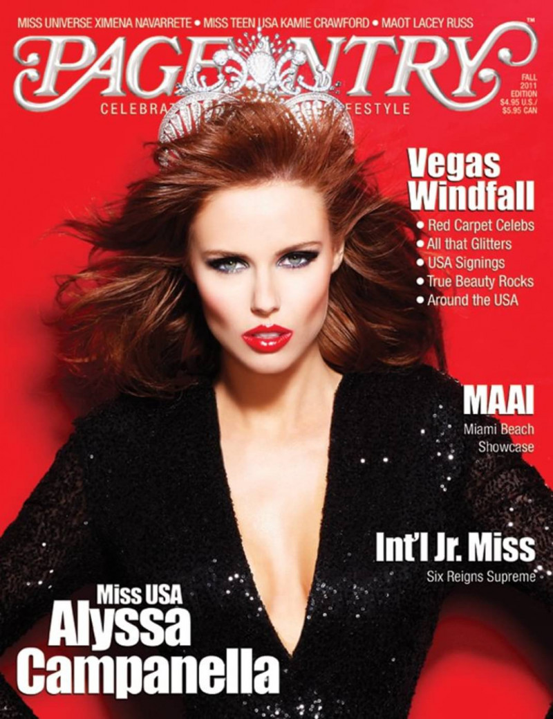 Alyssa Campanella featured on the Pageantry cover from September 2011