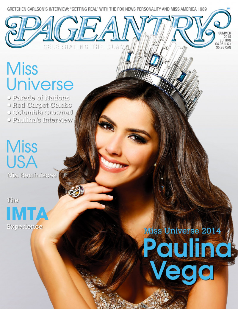 Paulina Vega featured on the Pageantry cover from June 2015