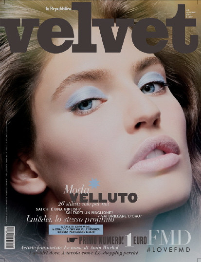 Bianca Balti featured on the Velvet Italy cover from December 2006