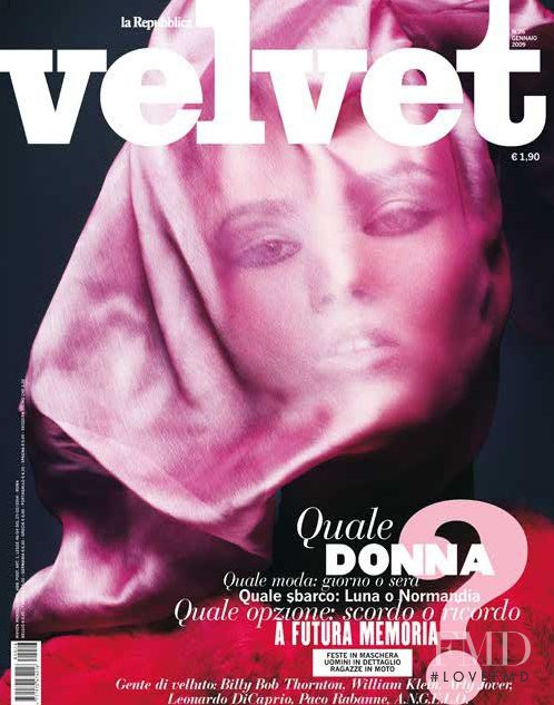 Tallulah Morton Roots featured on the Velvet Italy cover from January 2009
