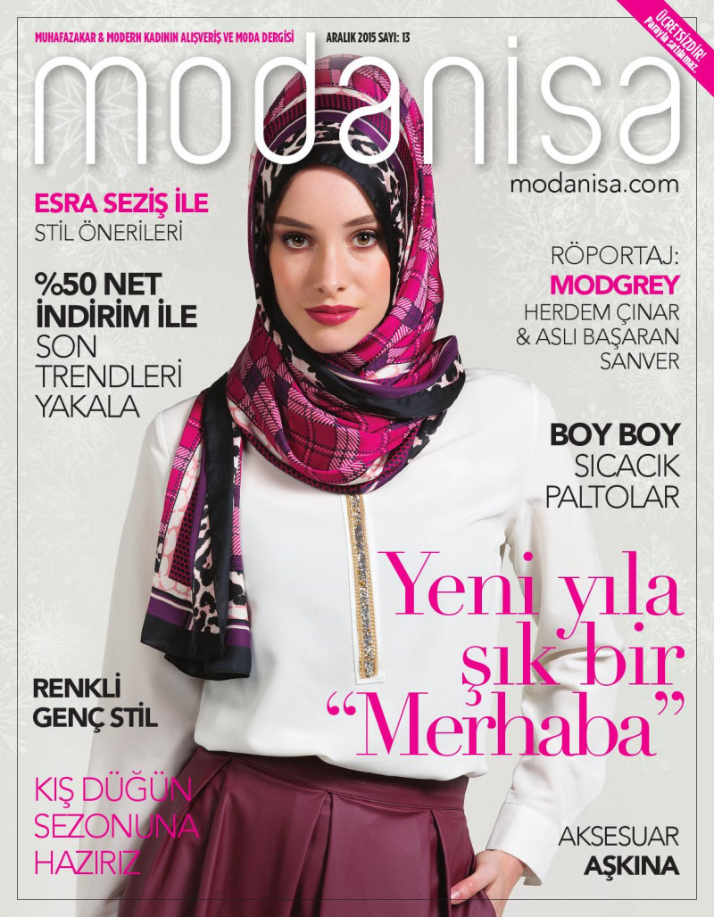  featured on the Modanisa cover from December 2015