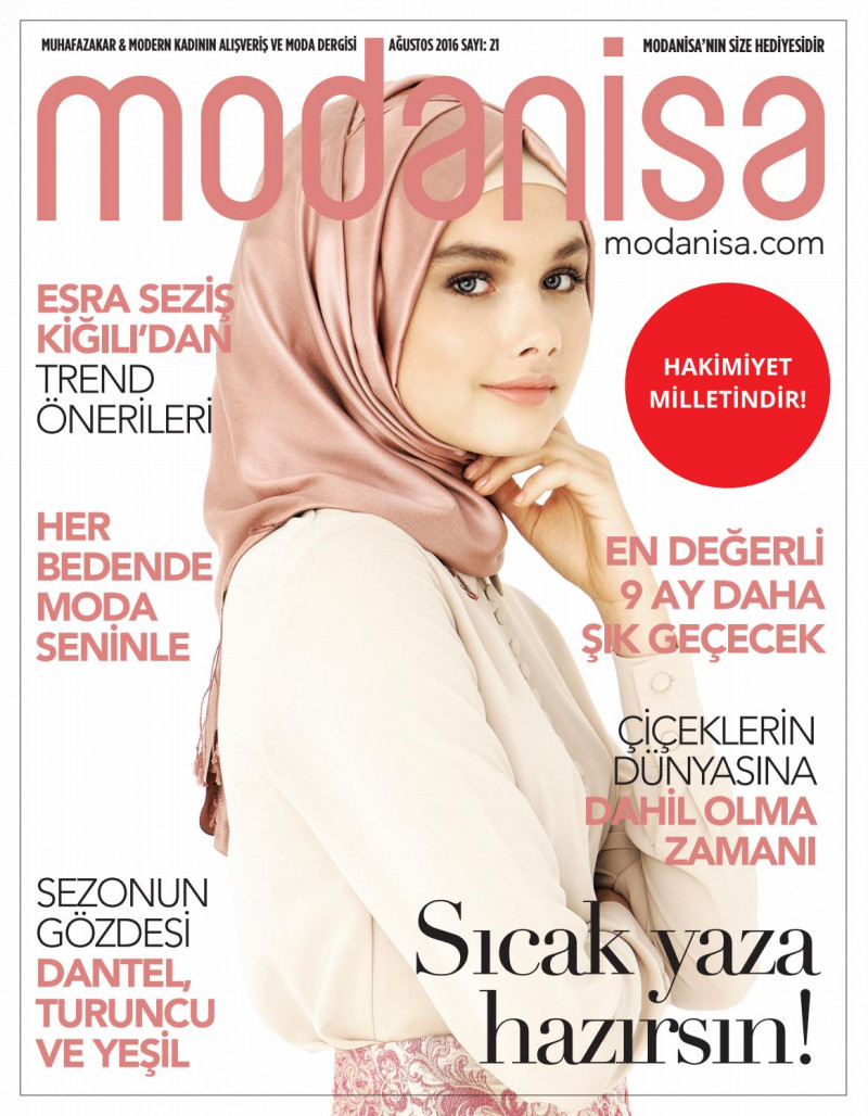  featured on the Modanisa cover from August 2016