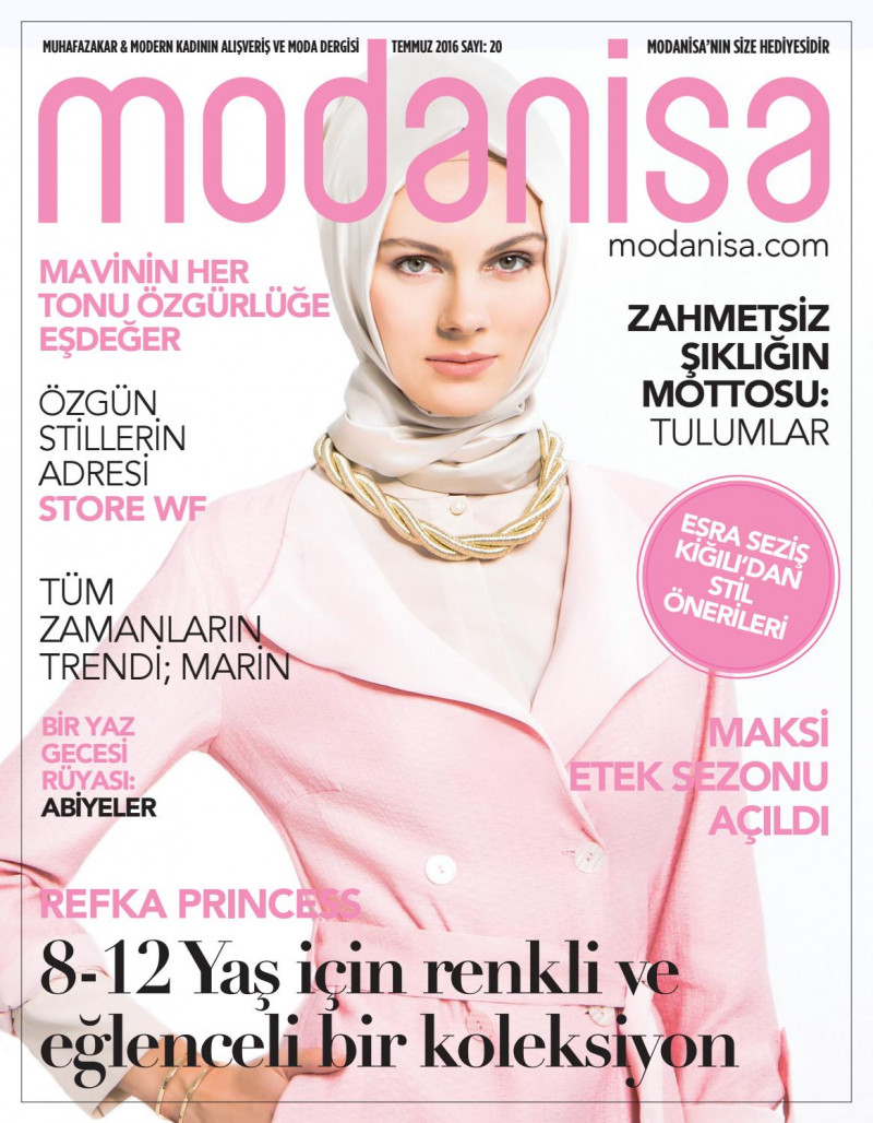  featured on the Modanisa cover from July 2016