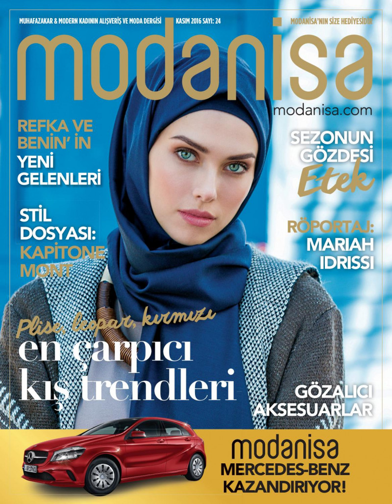  featured on the Modanisa cover from November 2016