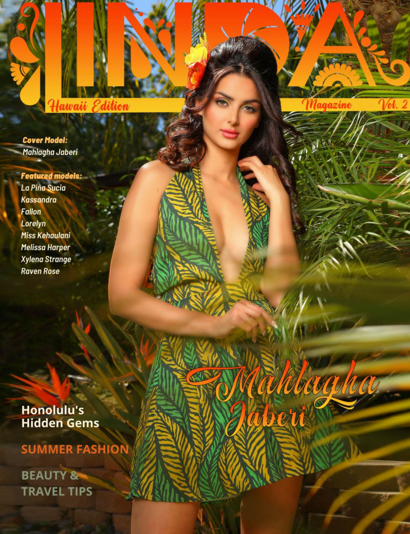 Mahlagha Jaberi featured on the Linda Magazine Hawaii cover from June 2022