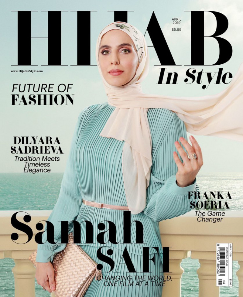 Samah Safi featured on the Hijab In Style cover from April 2019