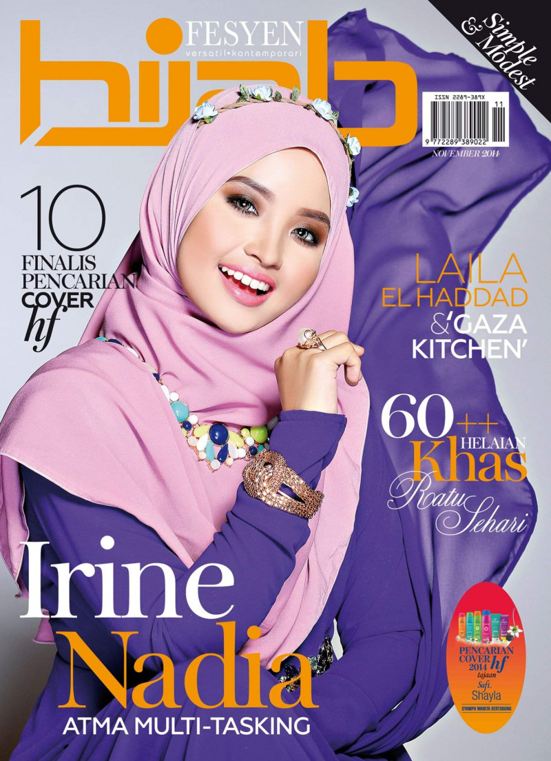  featured on the Hijab Fesyen cover from November 2014