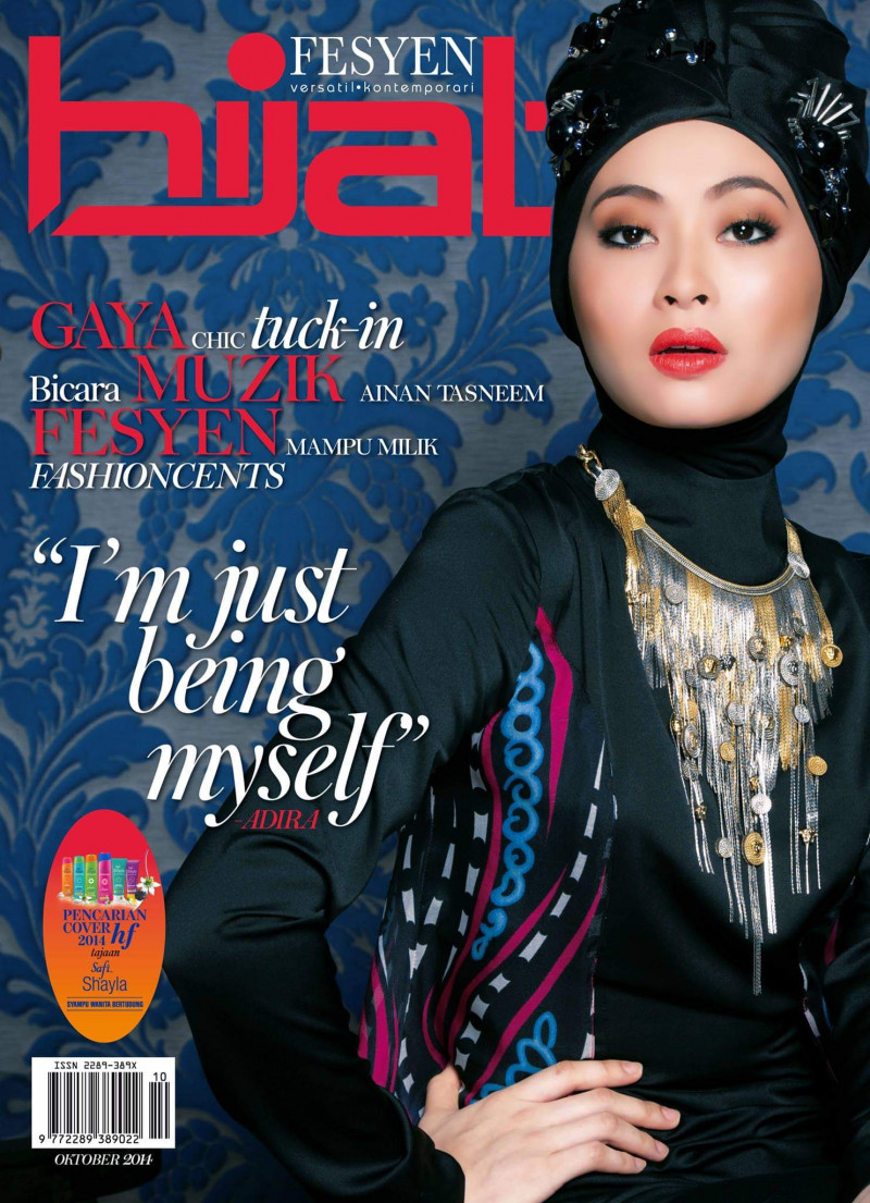  featured on the Hijab Fesyen cover from October 2014