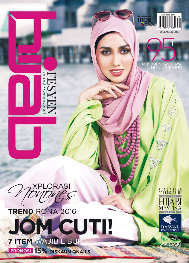  featured on the Hijab Fesyen cover from December 2015