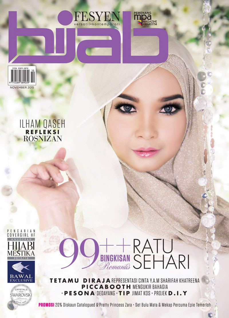  featured on the Hijab Fesyen cover from November 2015