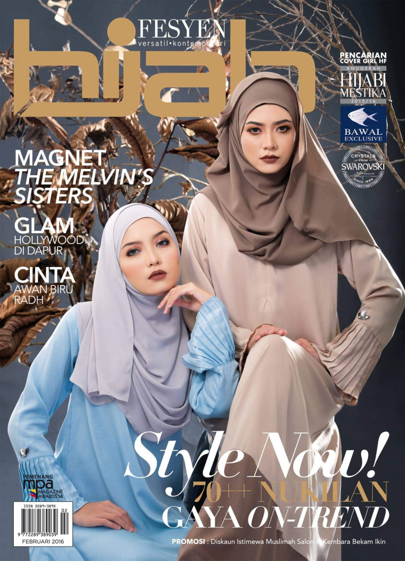  featured on the Hijab Fesyen cover from February 2016