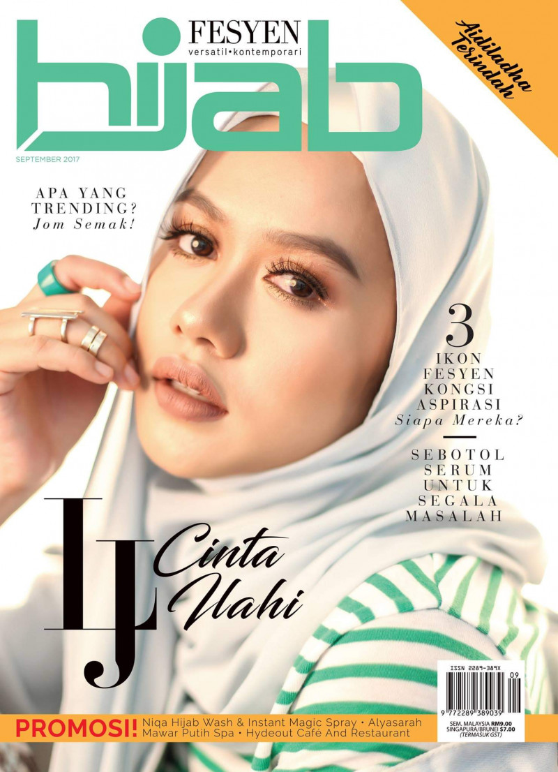  featured on the Hijab Fesyen cover from September 2017