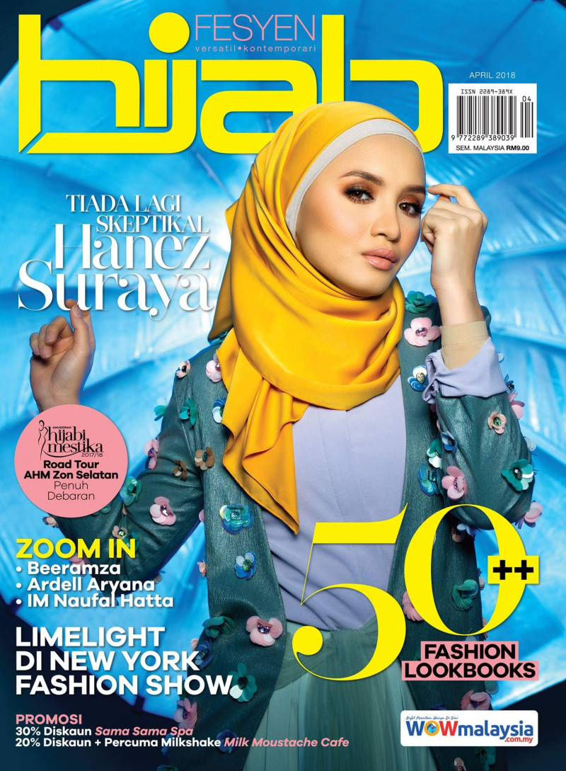  featured on the Hijab Fesyen cover from April 2018
