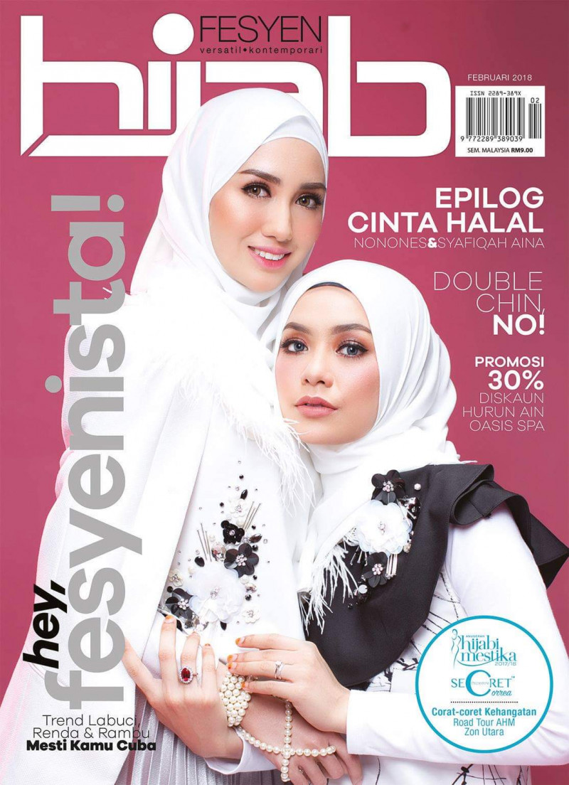  featured on the Hijab Fesyen cover from February 2018