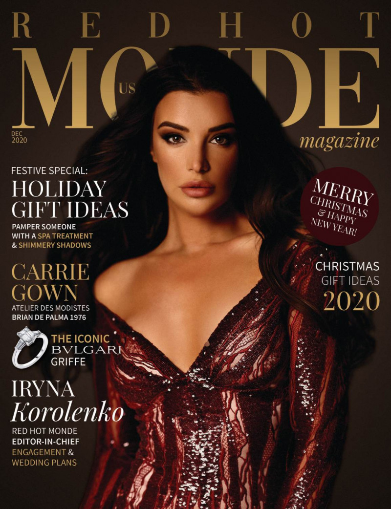 Iryna Korolenko featured on the Red Hot Monde cover from December 2020