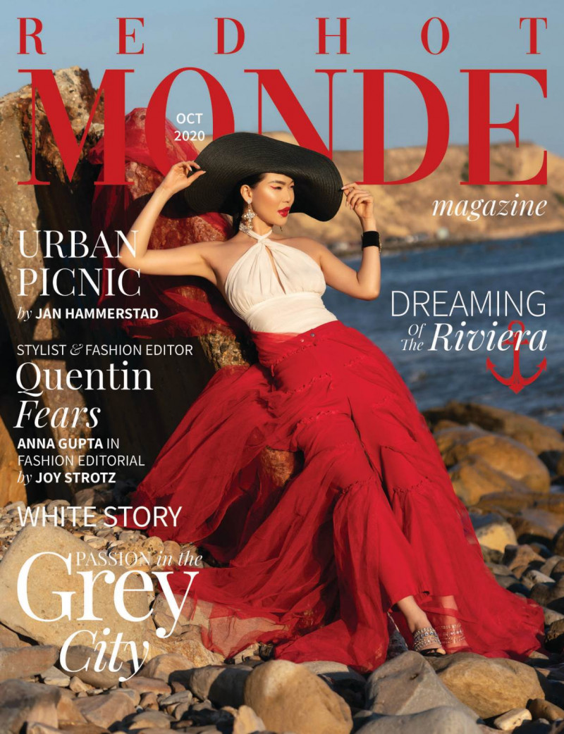 Anna Gupta featured on the Red Hot Monde cover from October 2020