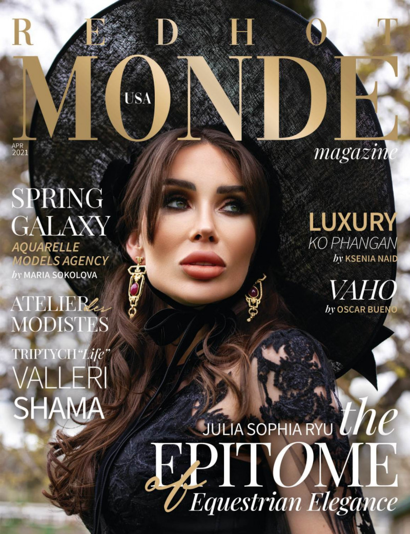 Julia Sophia Ryu featured on the Red Hot Monde cover from April 2021