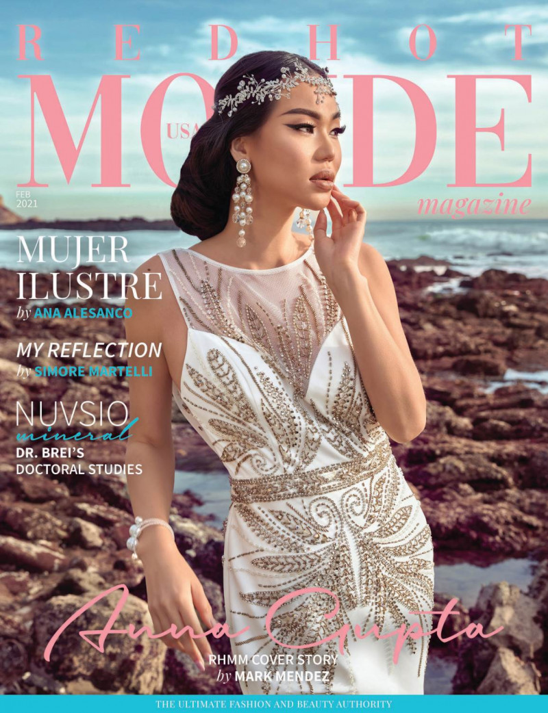 Anna Gupta featured on the Red Hot Monde cover from February 2021