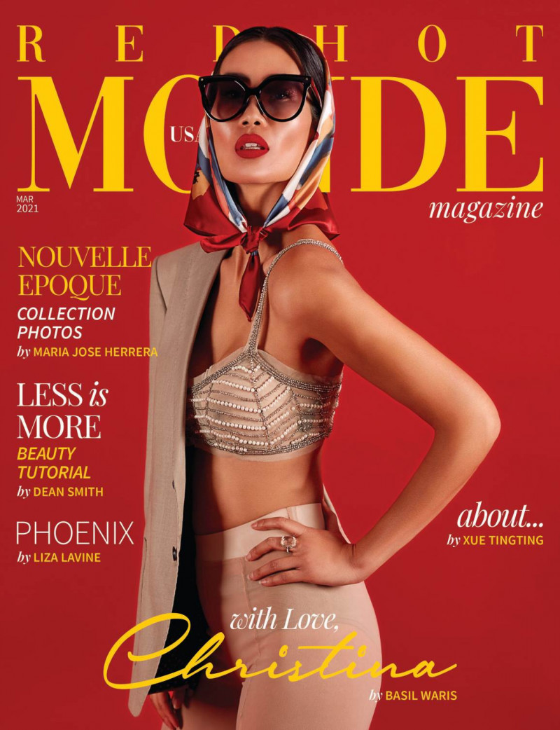 Christina Thé featured on the Red Hot Monde cover from March 2021