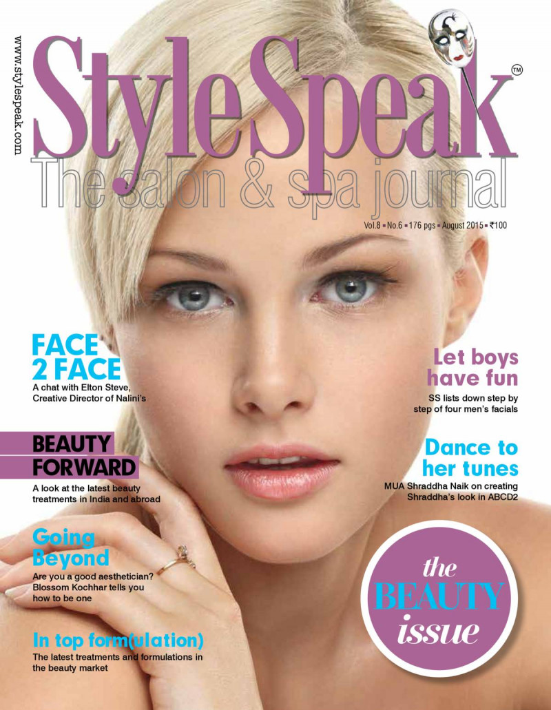  featured on the StyleSpeak cover from August 2015