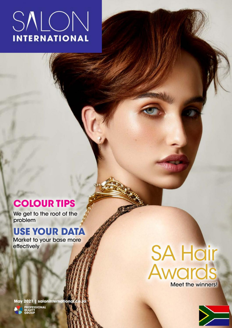  featured on the Salon International South Africa cover from March 2021