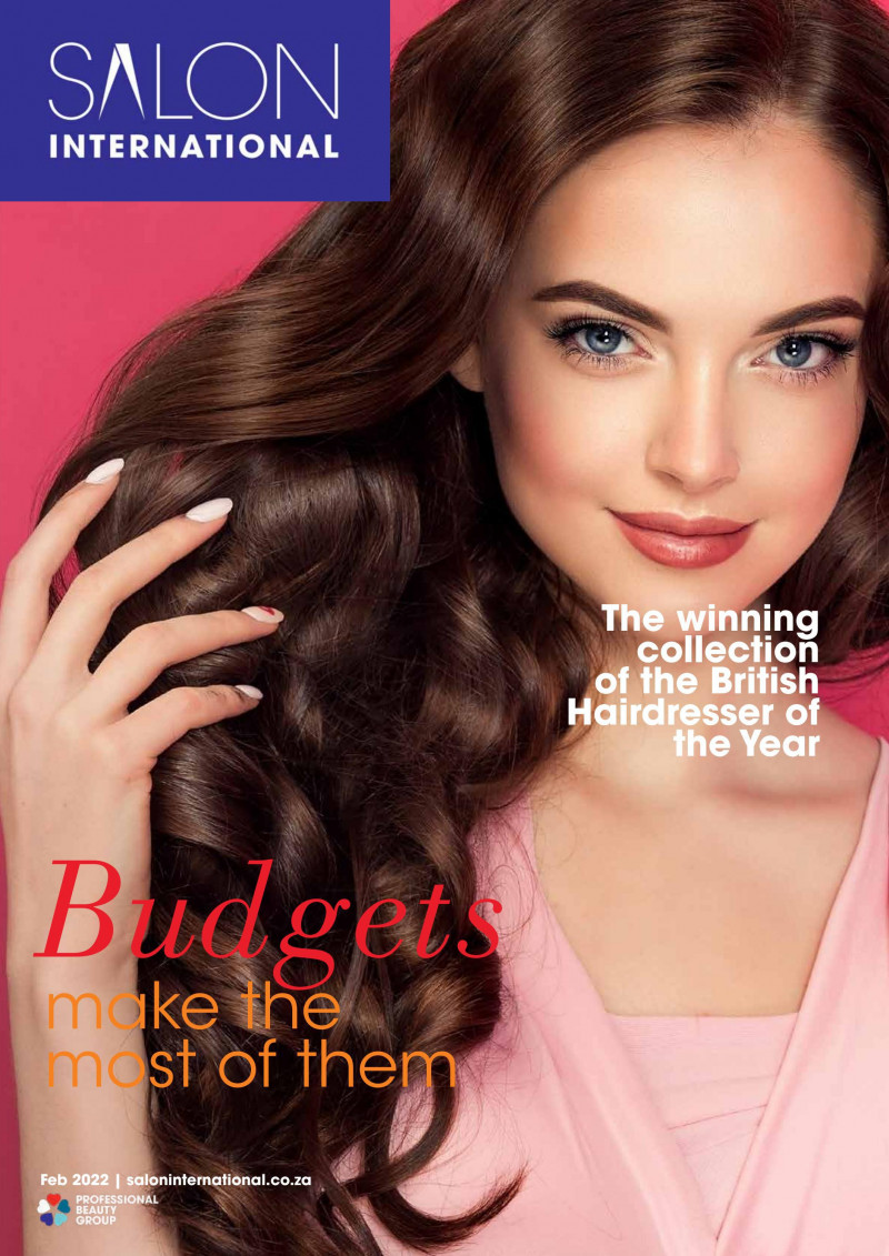  featured on the Salon International South Africa cover from February 2022