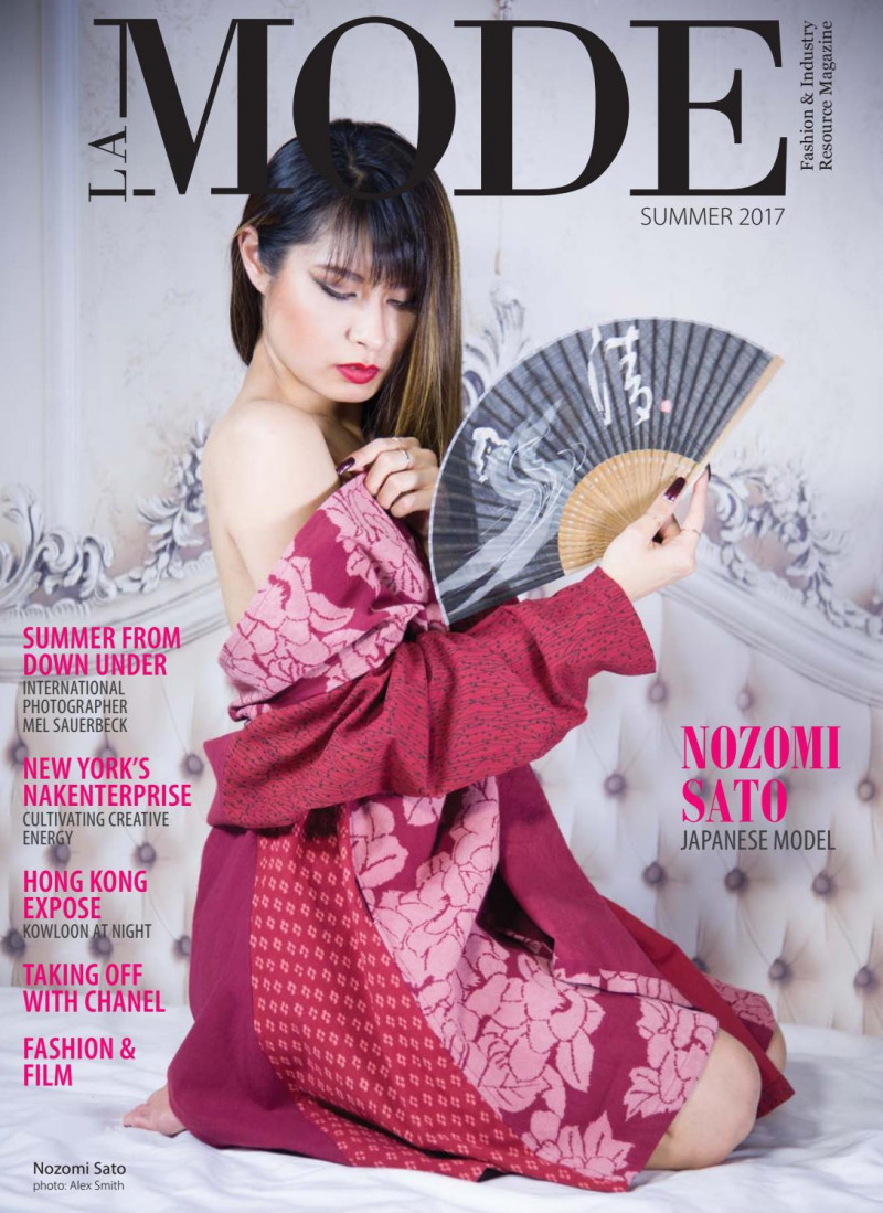 Nozomi Sato featured on the La Mode Canada cover from June 2017