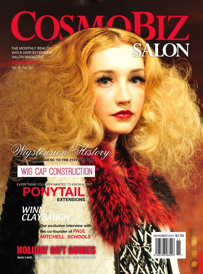  featured on the CosmoBiz Salon cover from November 2014