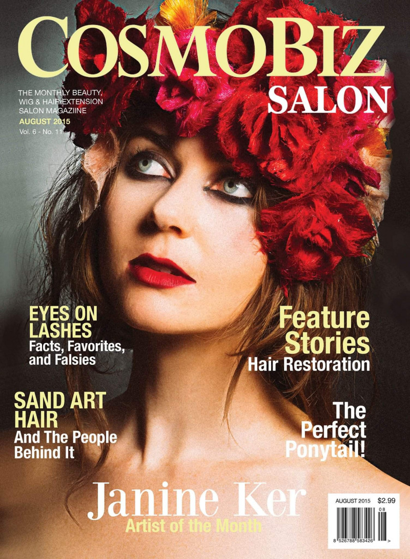  featured on the CosmoBiz Salon cover from August 2015